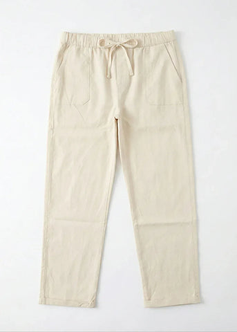 Drawstring Trousers for Boys - Beige