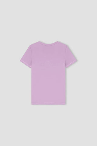 V-Neck Solid T-Shirt For Women - Rose Wine