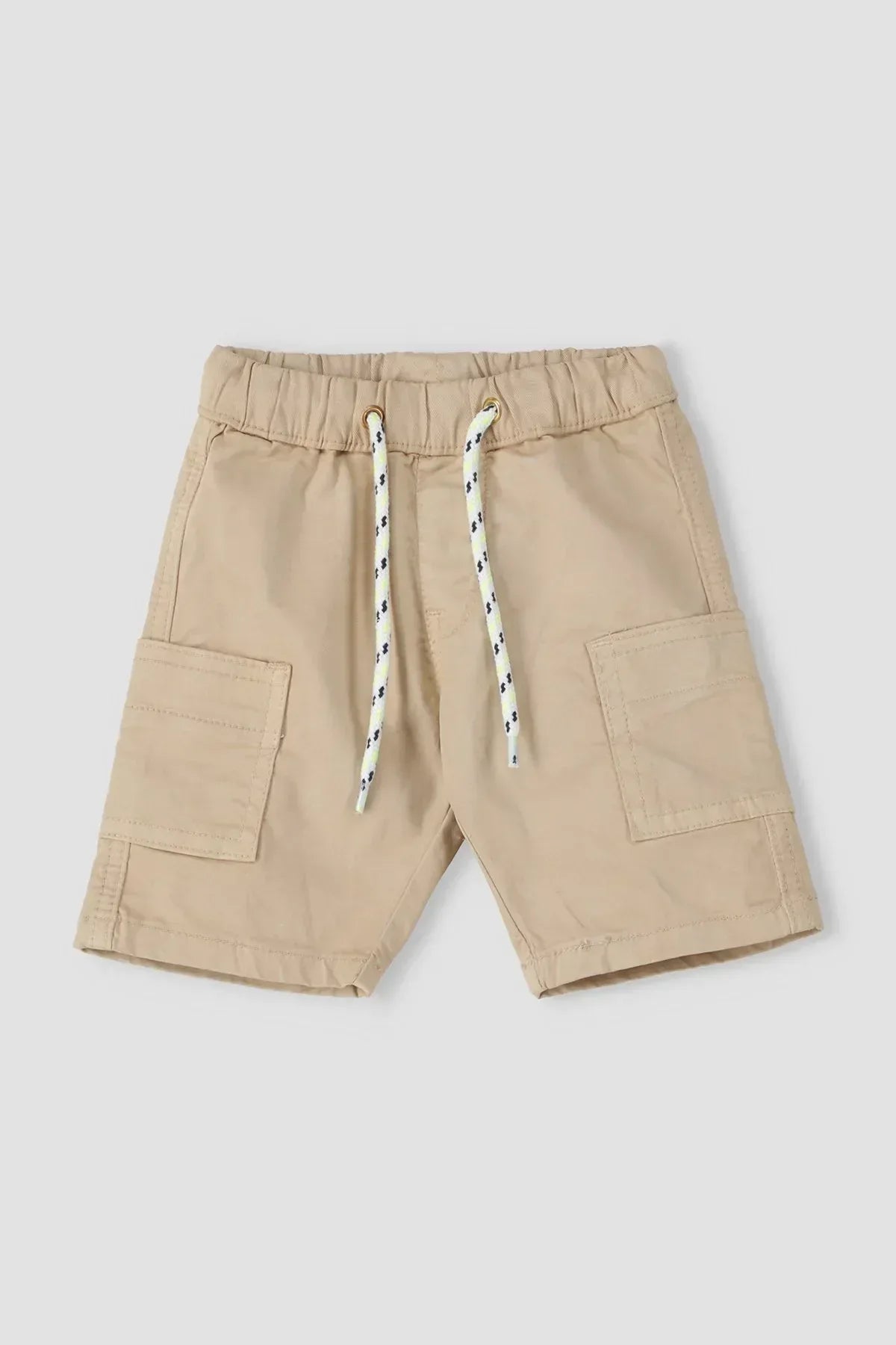 Cargo Poplin Short For Baby Boy - Camel - MEME