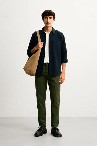 Regular-Fit Chinos Trouser For Men