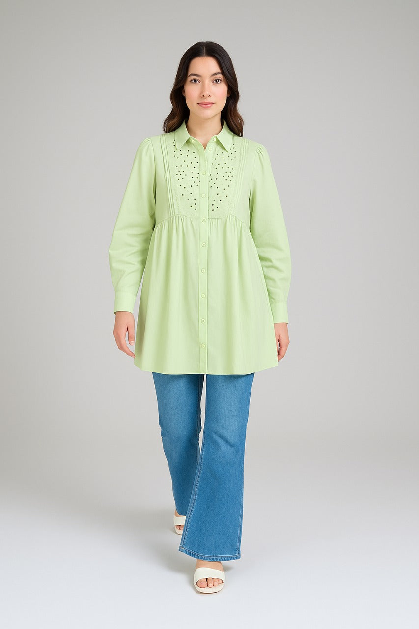 Embroidered Midi Dress For Women