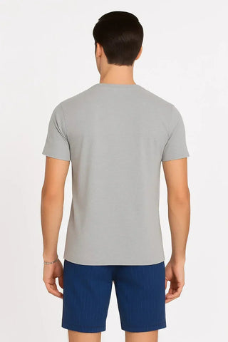 Crew Neck Basic T-Shirt For Men - Ghost - New Arrival - MEME