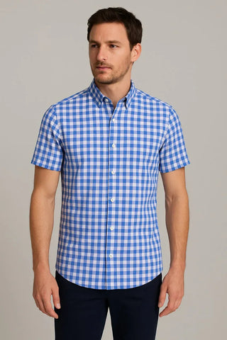 Check half Sleeve Shirt For Men