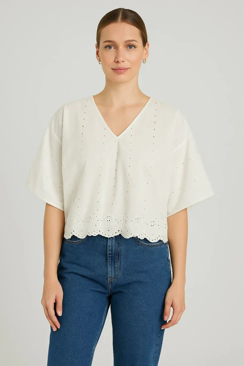 Drop Shoulder Top for Women