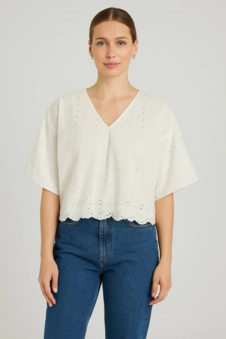 Drop Shoulder Top for Women