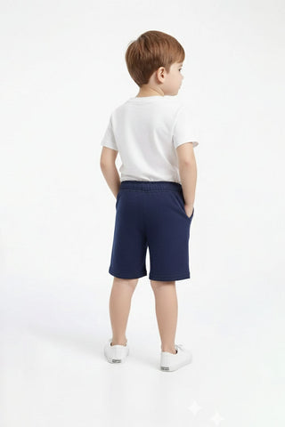 Drawstring Pocket Shorts For Baby Boy