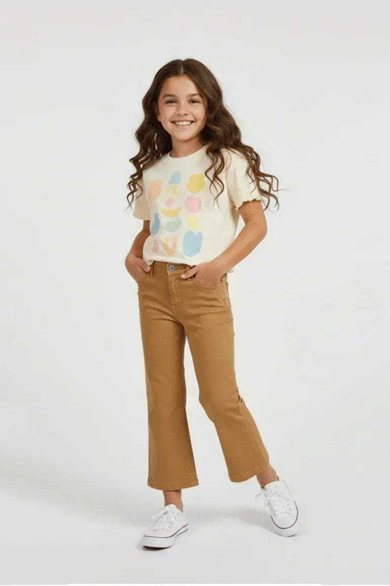 Wide Leg Chino For Girl