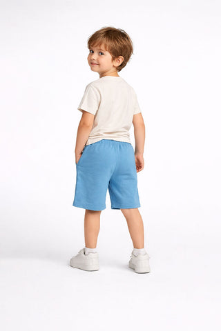 Drawstring Pocket Shorts For Baby Boy