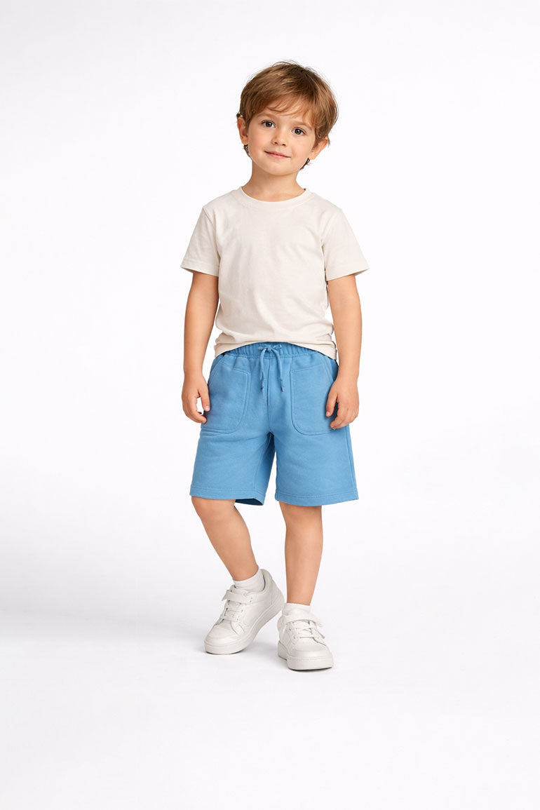 Drawstring Pocket Shorts For Baby Boy
