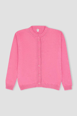 Solid Cardigan For Girl