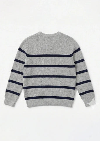 Striped Knit Sweater for Boy