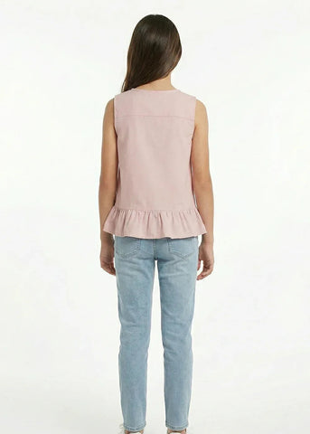 Sleeveless Top For Girl