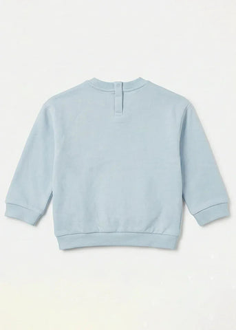 Graphic Sweatshirt for Boys - Light Blue