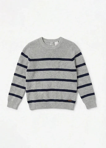 Striped Knit Sweater for Boy