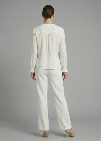 Button-Down Blouse for Women - White