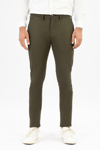 Basic Slim Fit Chinos For Men
