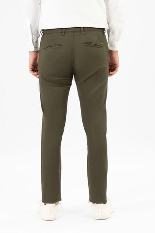 Basic Slim Fit Chinos For Men