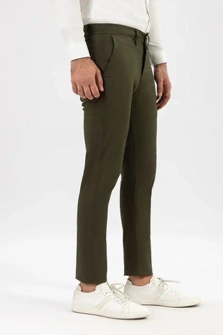 Basic Slim Fit Chinos For Men