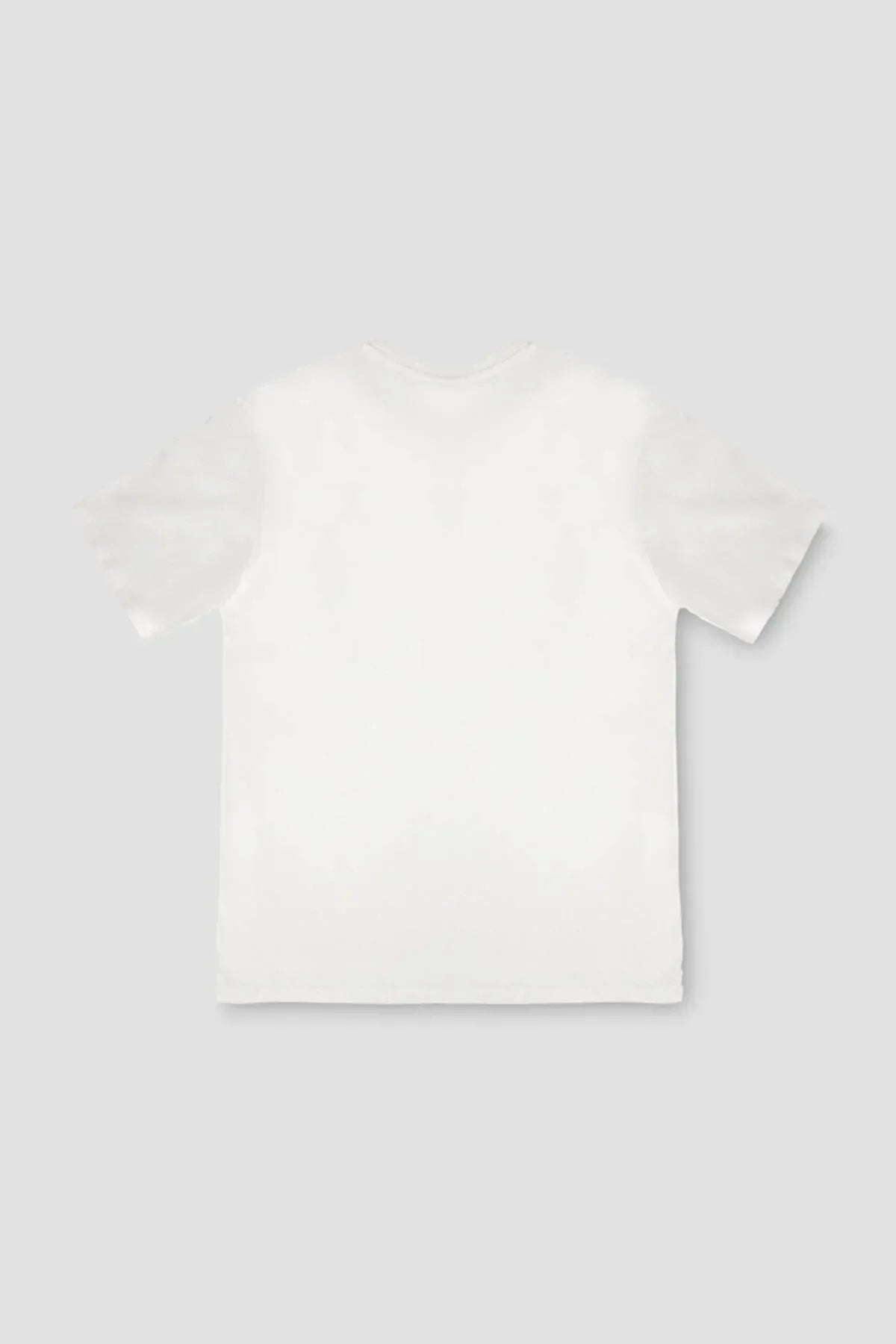 Printed T-Shirt For Men - White - MEME