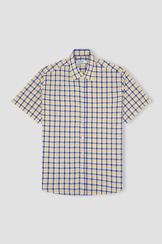 Check Half Sleeve Shirt For Men