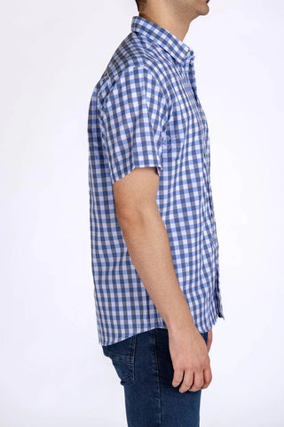 Check Half Sleeve Shirt For Men