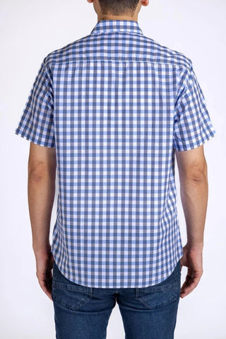 Check Half Sleeve Shirt For Men