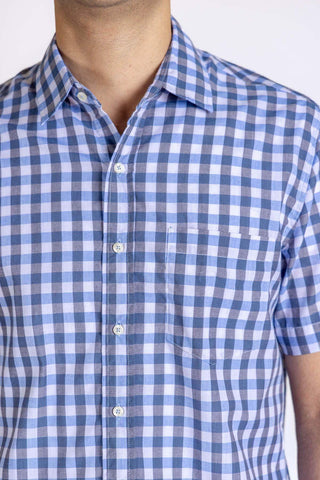 Check Half Sleeve Shirt For Men