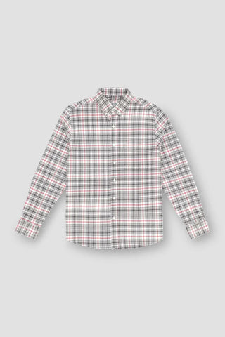 Check Button Down Shirt For Men - Check - MEME