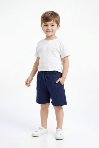 Drawstring Pocket Shorts For Baby Boy