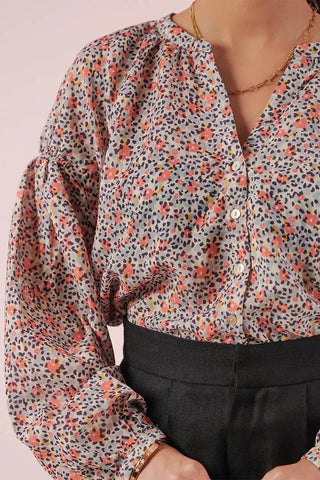 Floral Blouse Shirt For Women