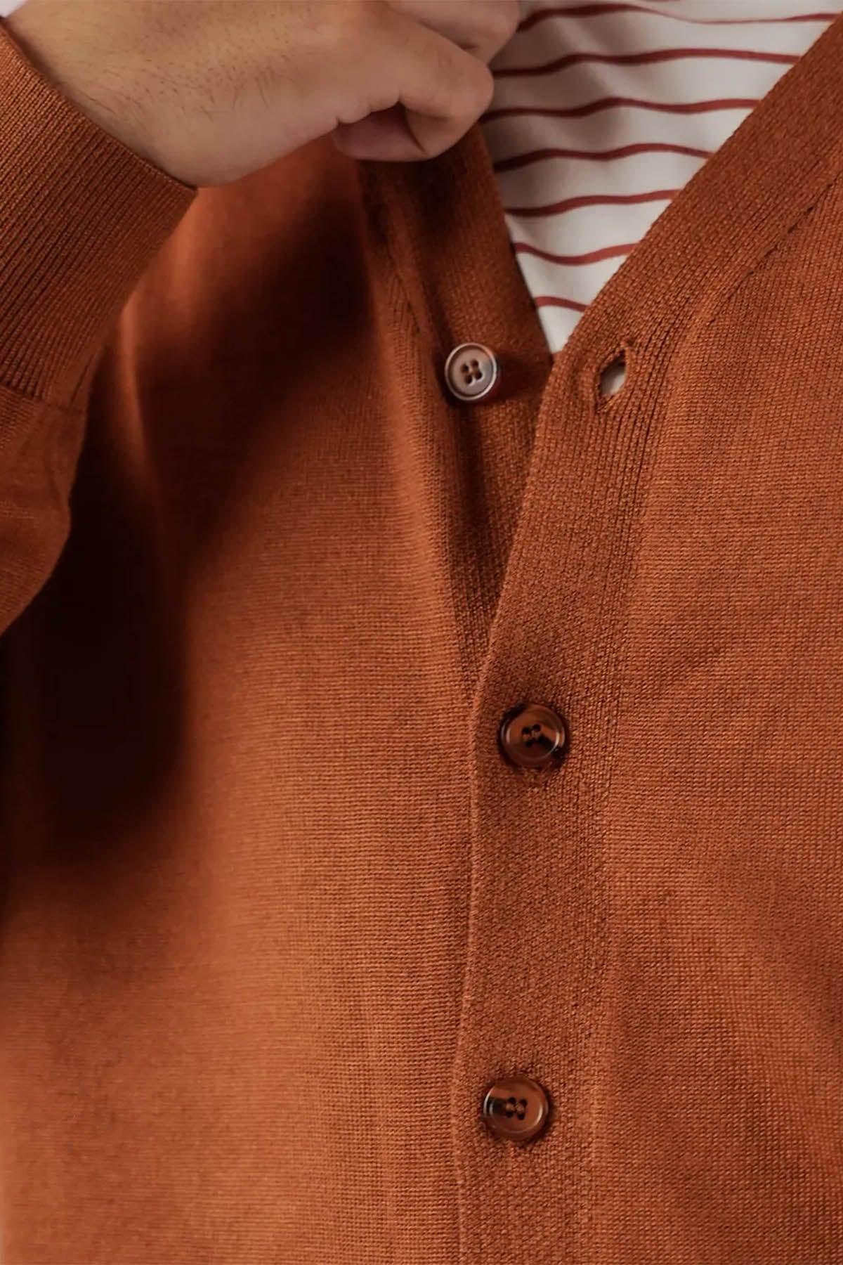 Jonas Cardigan For Men - Mule Fawn - MEME