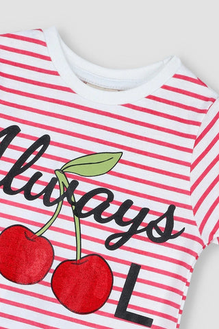 Cool T-Shirt For Baby Boy - Pink - MEME