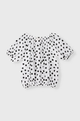 Polka Dot Dress For Baby Girl - White - MEME