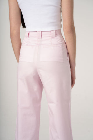 Pleated Straight Pants