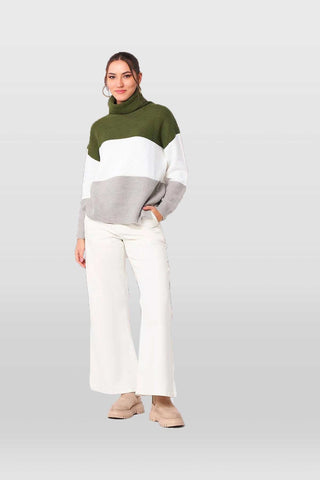 Colorblock Sweater