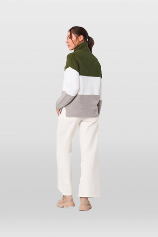 Colorblock Sweater