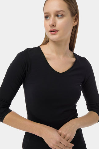 Long Sleeves V Neck T-Shirt