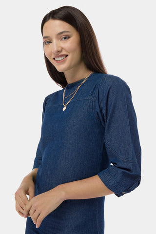 Mini Denim Dress