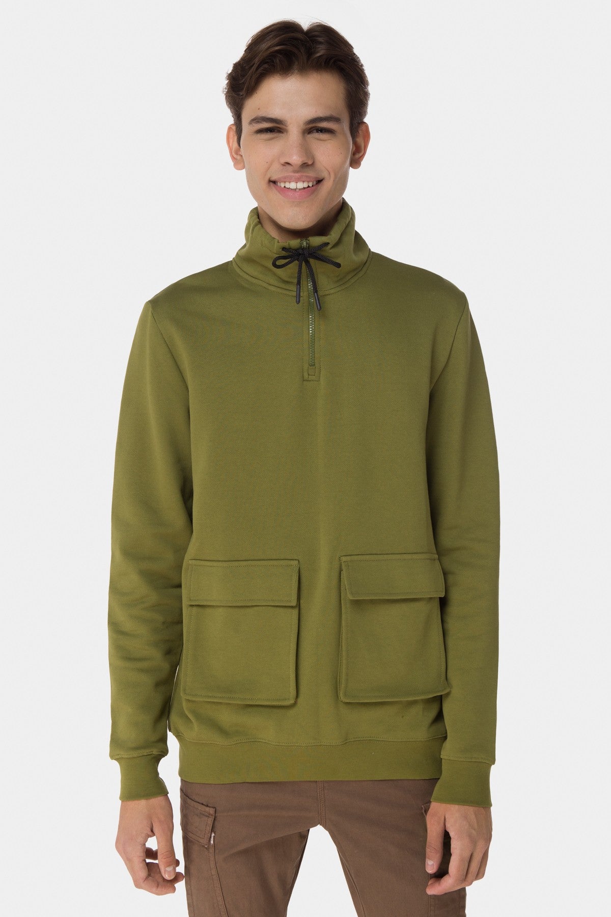 Cargo Pocket Sweatshirt