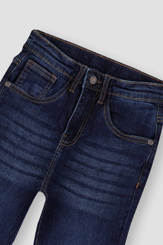 Dark Wash Flared Denim Jeans