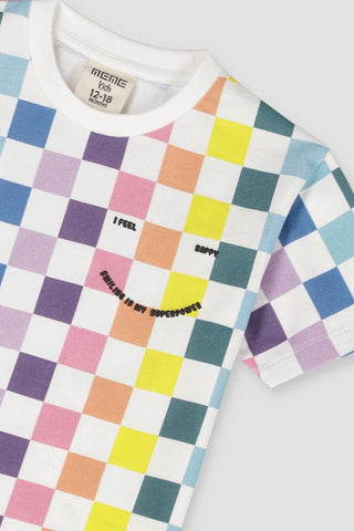 Color Checkboard T-Shirt