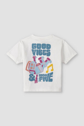 Robot Break Dance Graphic T-Shirt