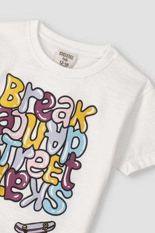 Break Dance Street Graphic T-Shirt