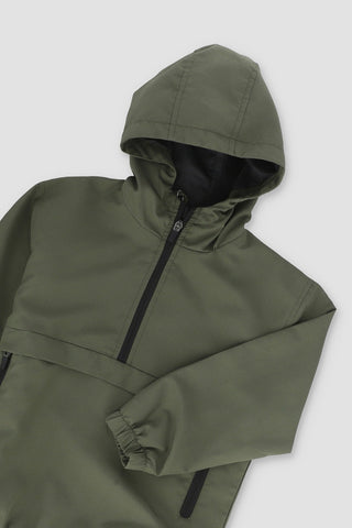 Kangaroo Pocket Nylon Hoodie