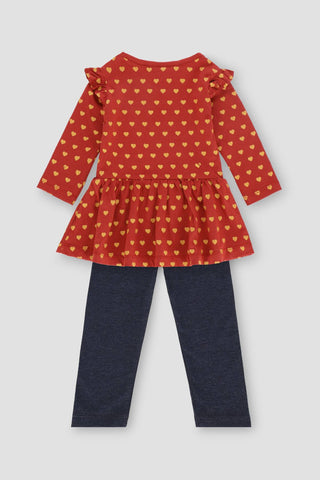 Peplum Top With Leggings