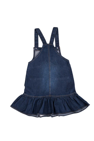 Dark Wash Dungaree Dress
