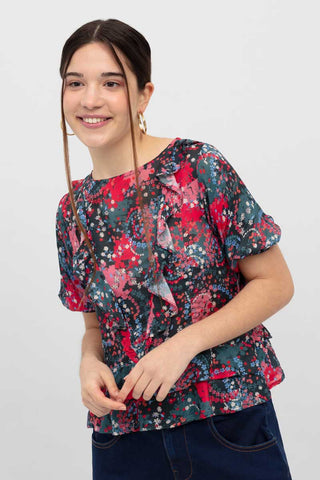 Ruffled Blouse