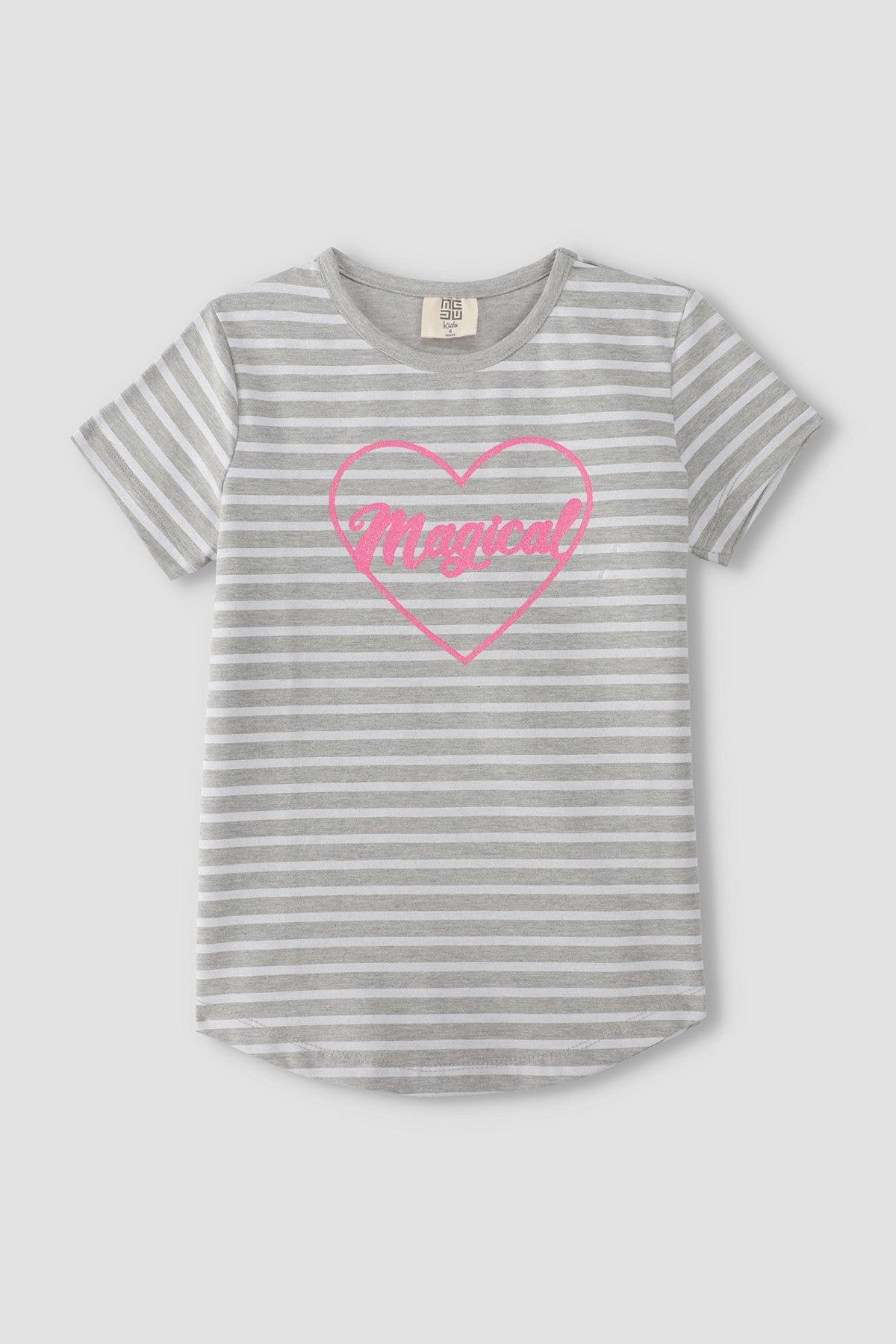Striped Cap Sleeve T-Shirt