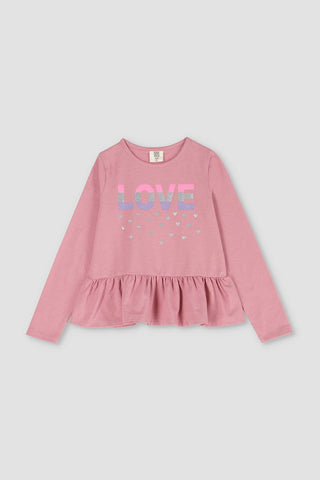 Sparkle Print Love Tee