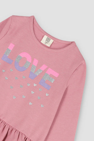 Sparkle Print Love Tee